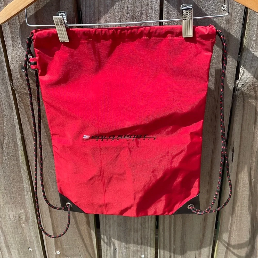 Polo Sport by Ralph Lauren String Backpack EUC